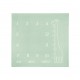 Muslin Photo Mat Giraffe Mint 120x120cm