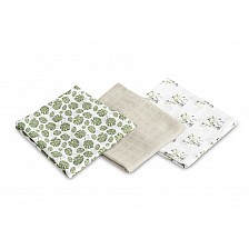 Bamboo Diapers 3-Pack Elephant Gray 70X80 Sensillo