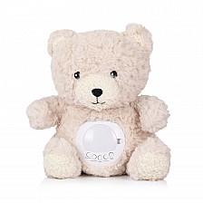 Плюшена играчка с проектор и музика "Мече"беж