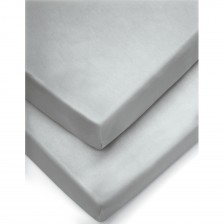 Bed sheet set 2 pieces - gray 70-142cm
