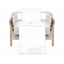 Baby sleeping set for mini-crib 3h Dream Big Pink