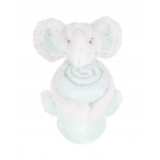 Elephant Time toy set with blanket