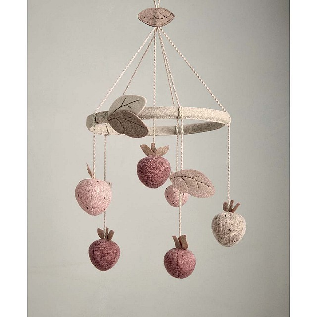 Mamas & Papas Musical Bed Carousel - Wildflower Strawberry
