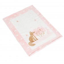 Sherpa blanket 80/110 cm Little friends pink