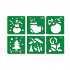 Nowa Szkola Template Christmas, 6 shapes