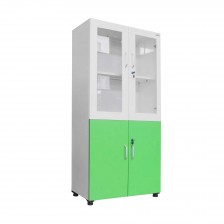 RFG Шкаф, лабораторен, 800 х 400 х 1650 mm, зелено-бял