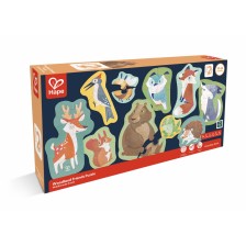 Образователен пъзел приятели от гората, Hape, 40 части