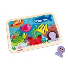 Wooden 3D puzzle Ocean