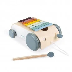 Wooden pull-along xylophone Sweet Cocoon