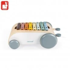 Wooden pull-along xylophone Sweet Cocoon