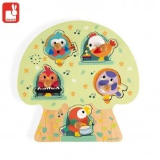 Wooden musical puzzle Birds