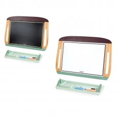 Wooden double-sided drawing board