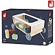 Wooden pull-along cart with blocks Sweet Cocoon
