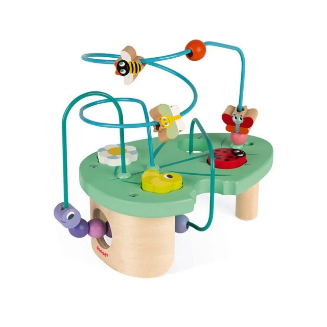 Wooden string with beads and figurines Caterpillar
