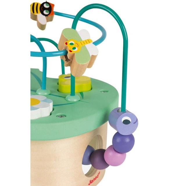 Wooden string with beads and figurines Caterpillar
