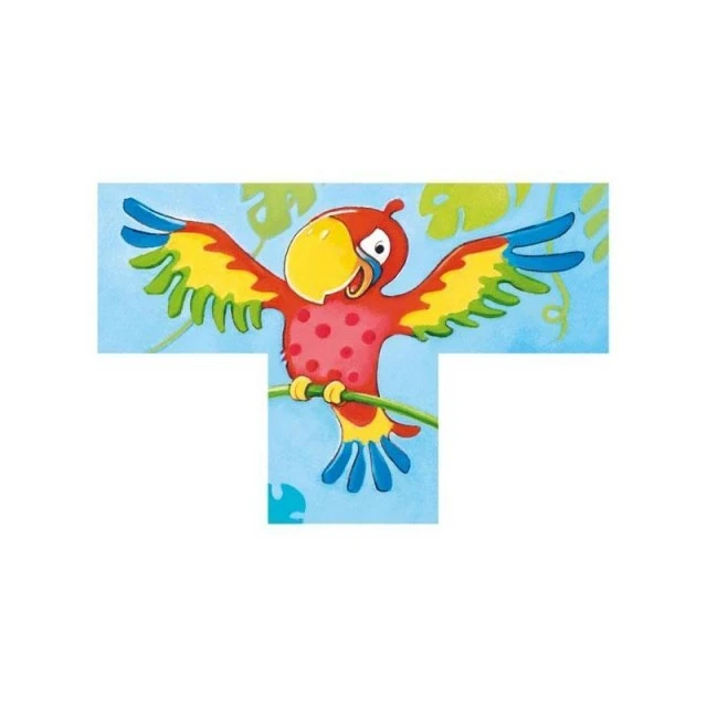 Wooden cubes puzzle Wild animals