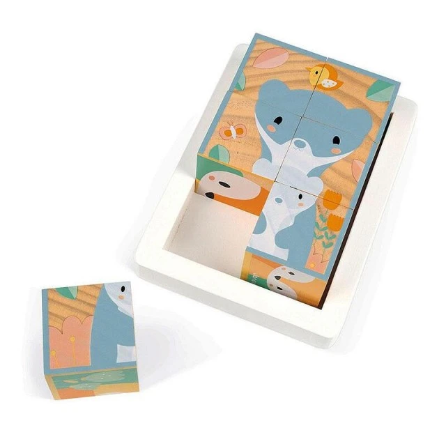 Pure Wooden Puzzle Cubes