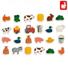 Set of Ferma wooden magnets