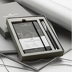 Faber-Castell Ambition Resin set, rollerball and A6 notebook