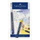Faber-Castell Goldfaber colored pencils, 12 colors, in a metal case