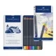 Faber-Castell Goldfaber colored pencils, 12 colors, in a metal case