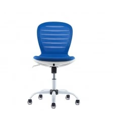 RFG children’s chair Flexy White fabric and mesh blue seat blue back