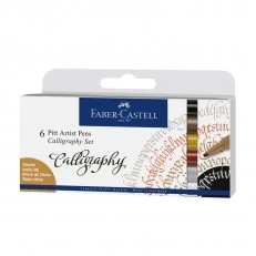 Faber-Castell Pitt Artist marker, 6 pieces
