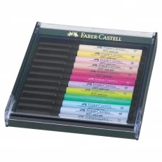 Faber-Castell Pitt Artist Pen fineliner Pastel, 12 colours