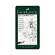 Faber-Castell Молив Castell 9000, чернографитен, комплект за художници, различни твърдости, 12 броя