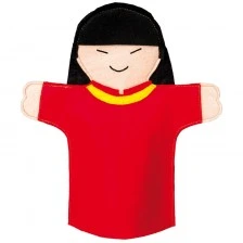 Nowa Szkola Hand puppets, children of the world, 25 cm, 14 pieces