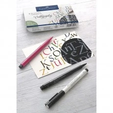 Faber-Castell Pitt Artist calligraphy marker, 8 classic colours
