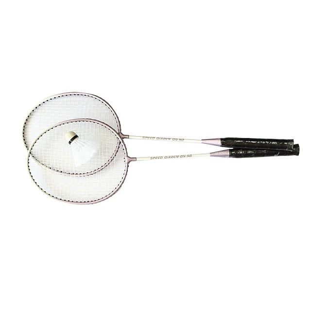 Badminton set for two, with 2 rackets and 1 shuttle