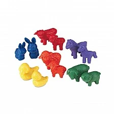 Nowa Szkola Sorting and counting animals, 72 pieces