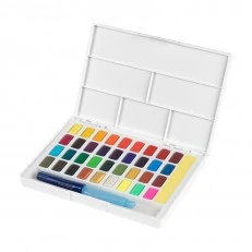 Faber-Castell Watercolor paints, in a box - palette, 36 colors