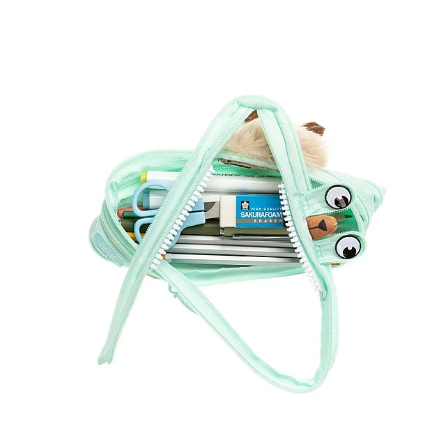 Zipit pencil case Lola, medium, light green