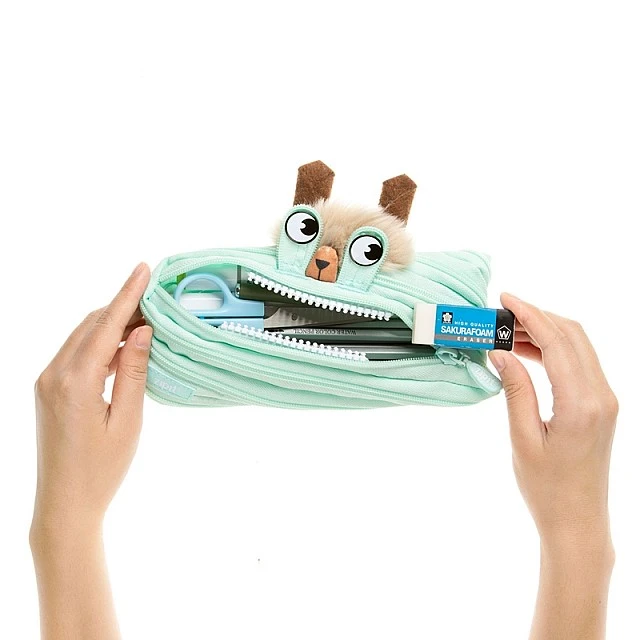 Zipit pencil case Lola, medium, light green