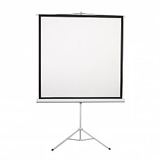 Lumi Projection screen, 200 x 200 cm, on a stand