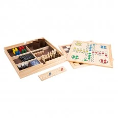 Small Foot 9 in 1 game collection, in a wooden box