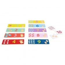 Small Foot wooden Numbers and counting puzzle, 30 pieces