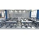 RFG Ергономичен Чин и стол Istudy School, сив цвят, от VIII до XII клас