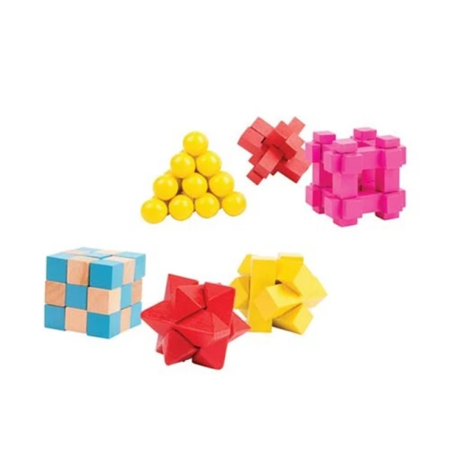 Small Foot Enigma puzzle, wooden, assorted
