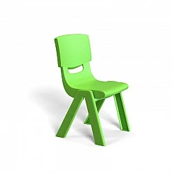 RFG children’s chair Chico plastic with back green 41 x 35 x 62 cm