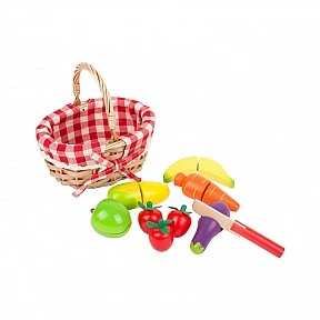 Small Foot Fruit basket, for cutting, 10 pieces