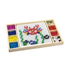 Nowa Szkola Mosaic, wooden, with puzzle and Ludo