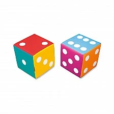 Nowa Szkola Soft module, dice, with dots, 30 cm