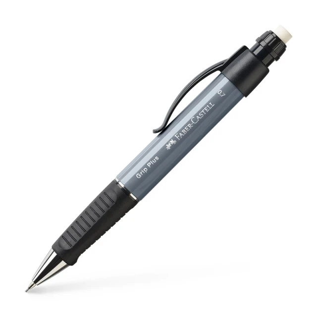 Faber-Castell Grip Plus mechanical pencil, 0.7 mm, grey
