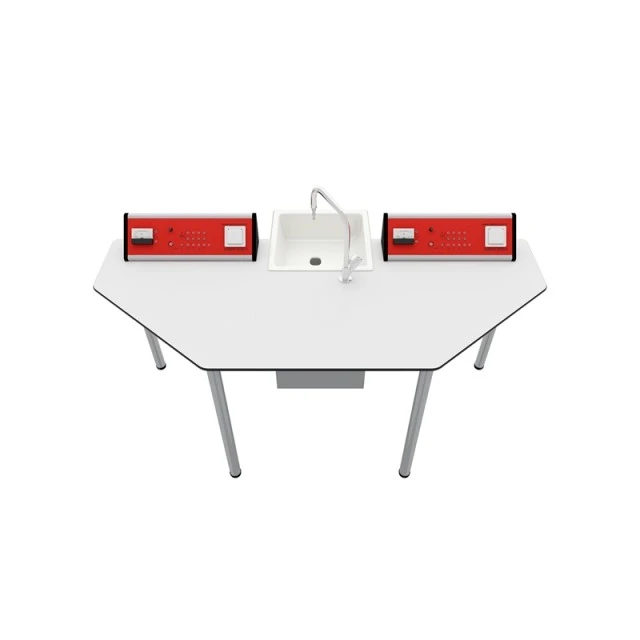 RFG Student table Quin, laboratory, 170 x 70 x 75 cm, white