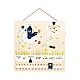Small Foot Calendar and clock, wooden