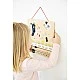 Small Foot Calendar and clock, wooden
