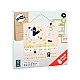 Small Foot Calendar and clock, wooden